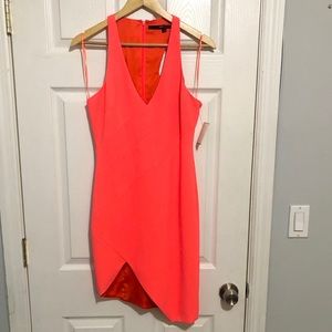 NWT JayGodfrey dress - neon coral color